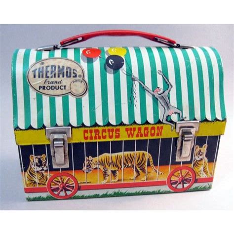 metal lunch box circus|Circus Wagon Lunch Box for sale .